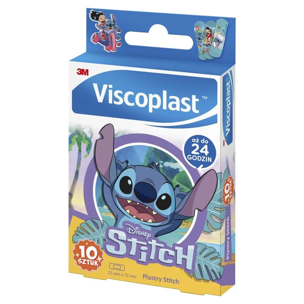 Viscoplast Stitch Plastry 72 mm x 25 mm 10 sztuk