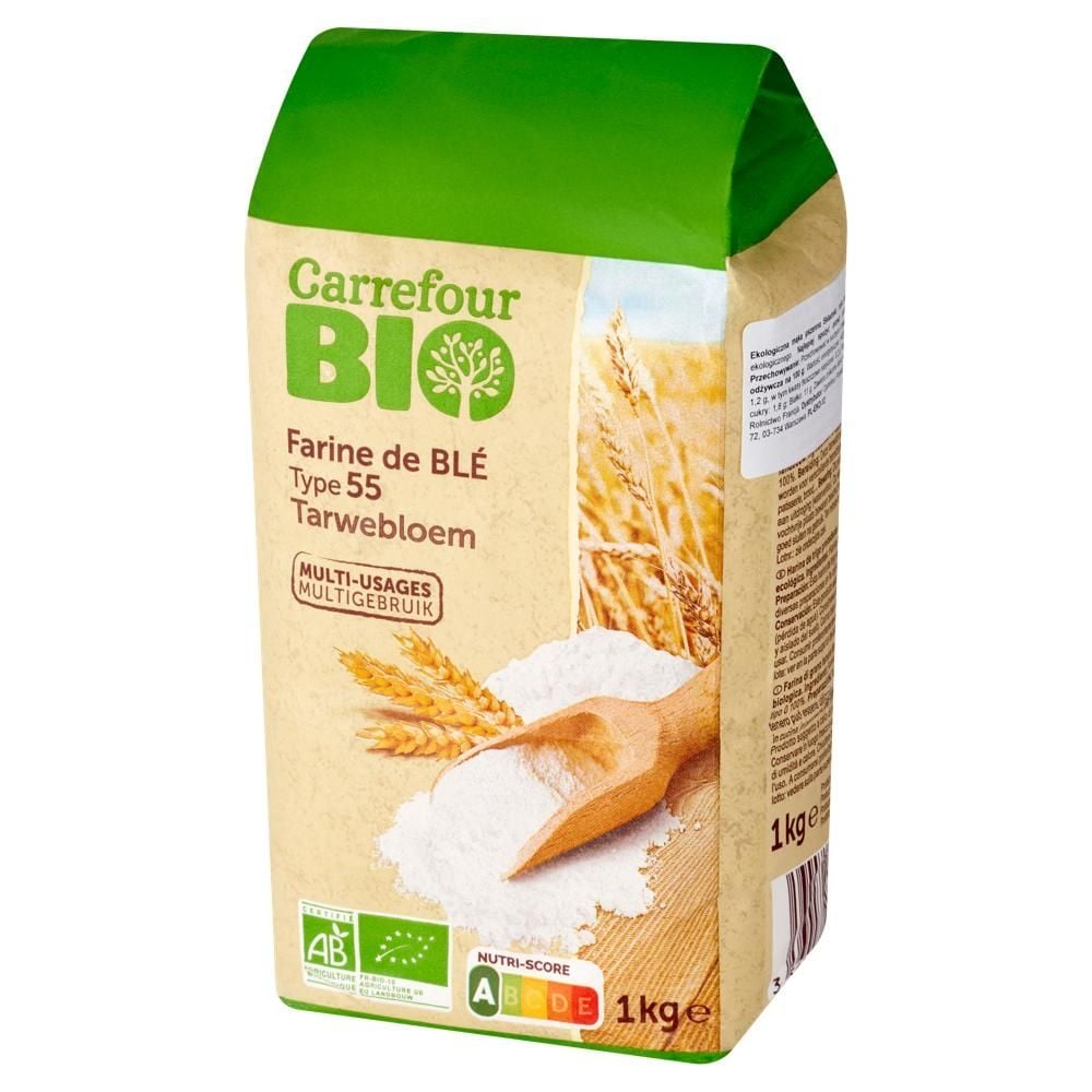 Carrefour Bio Ekologiczna mąka pszenna 1 kg