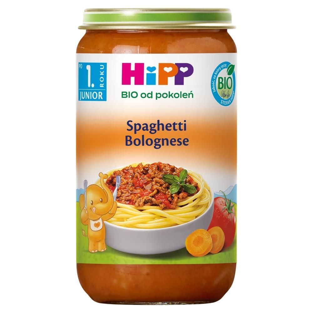 HiPP BIO Junior Spaghetti bolognese po 1. roku 250 g