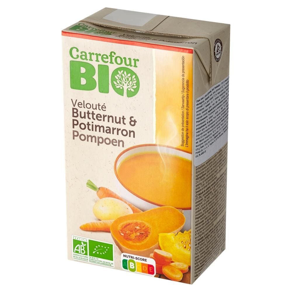 Carrefour Bio Zupa krem z dyni piżmowej 1 l