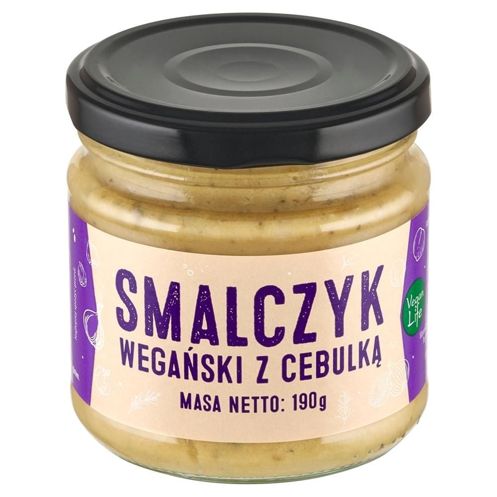 Vegan Life Smalczyk wegański z cebulką 190 g