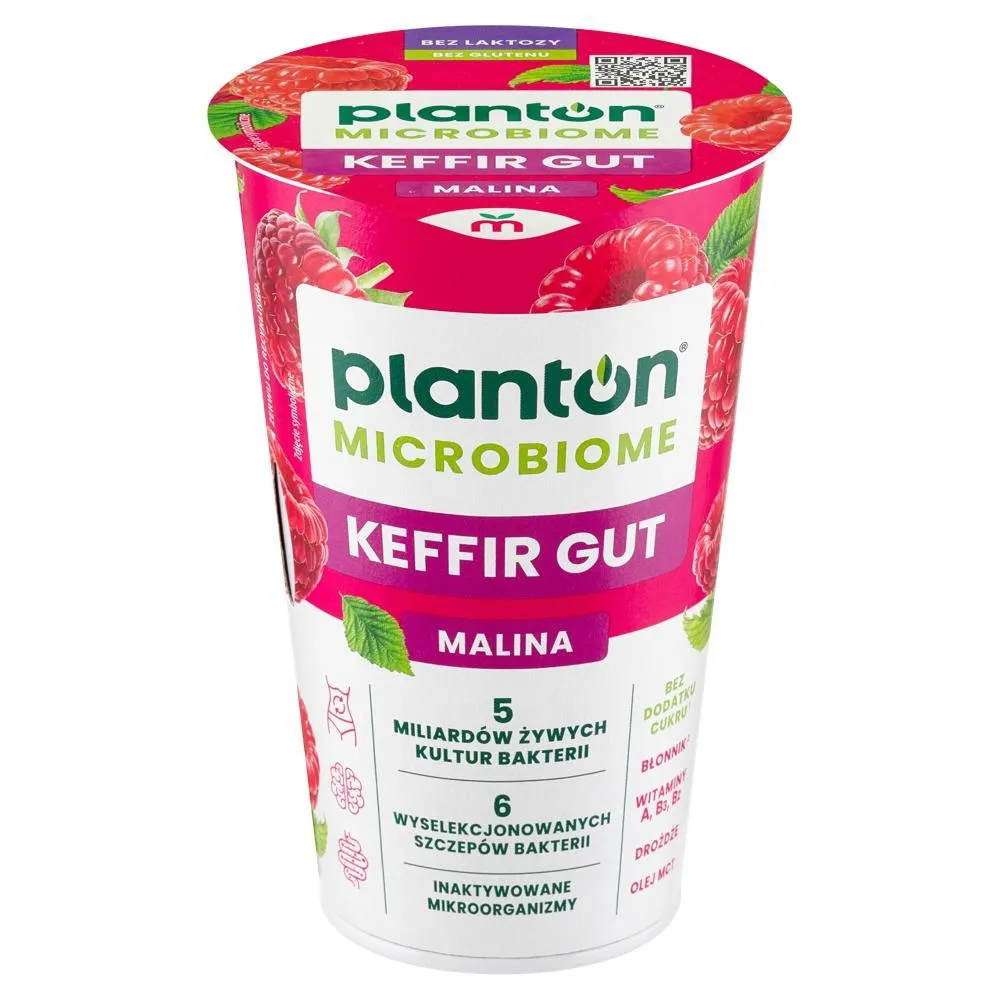 Planton Microbiome Keffir Gut Produkt na bazie owsianej malina 200 g