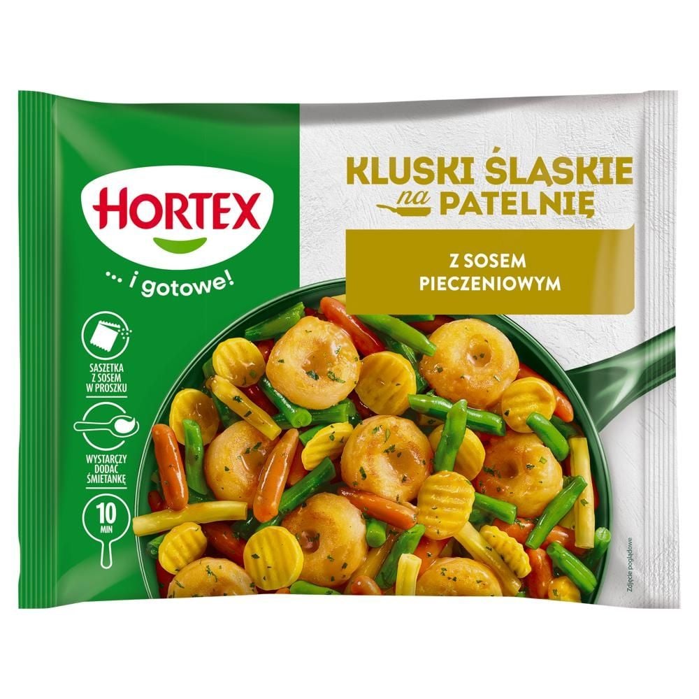 Hortex Kluski śląskie na patelnię z sosem pieczeniowym 400 g