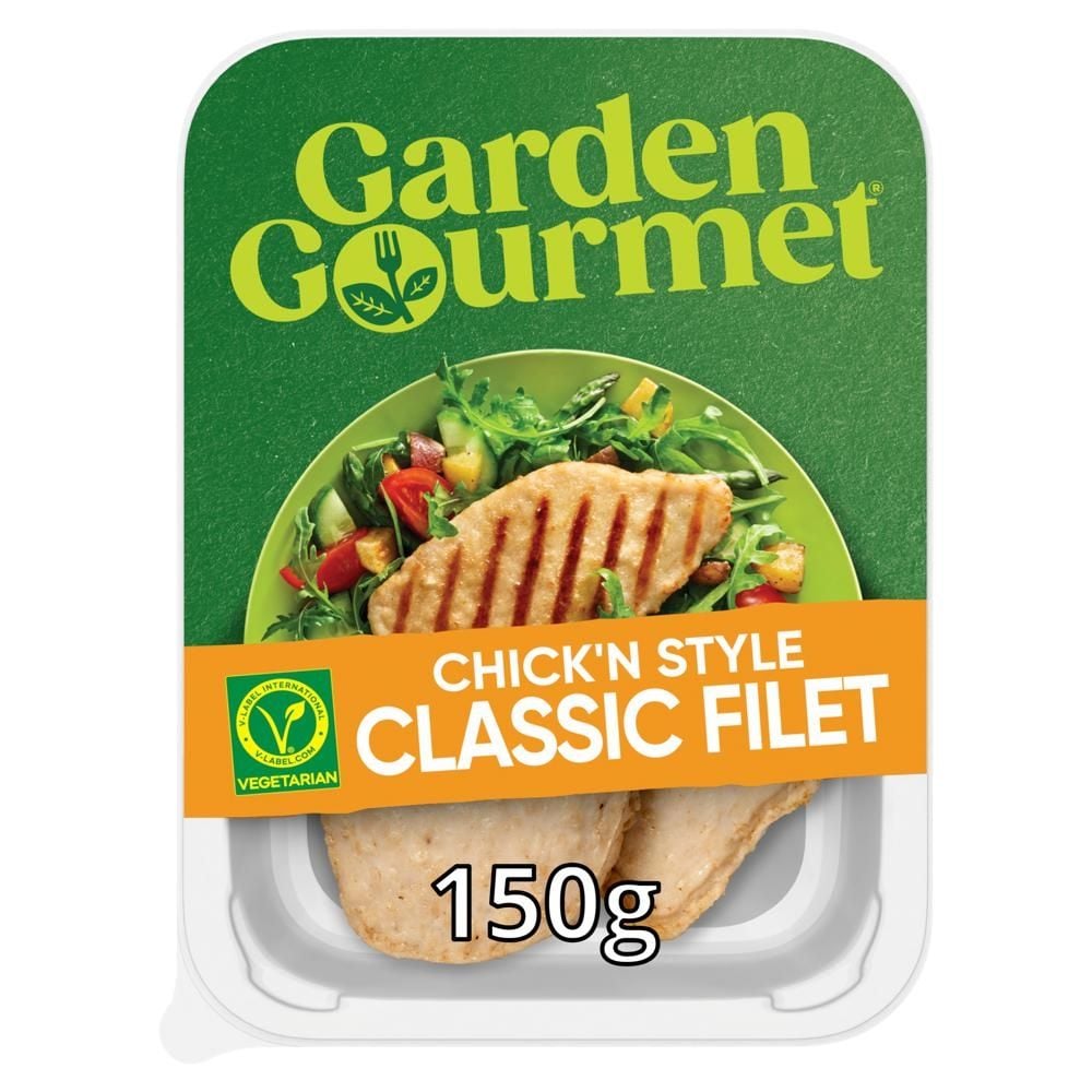 Garden Gourmet Filet Roślinny Wegetariański produkt na bazie białka sojowego i pszennego 150 g