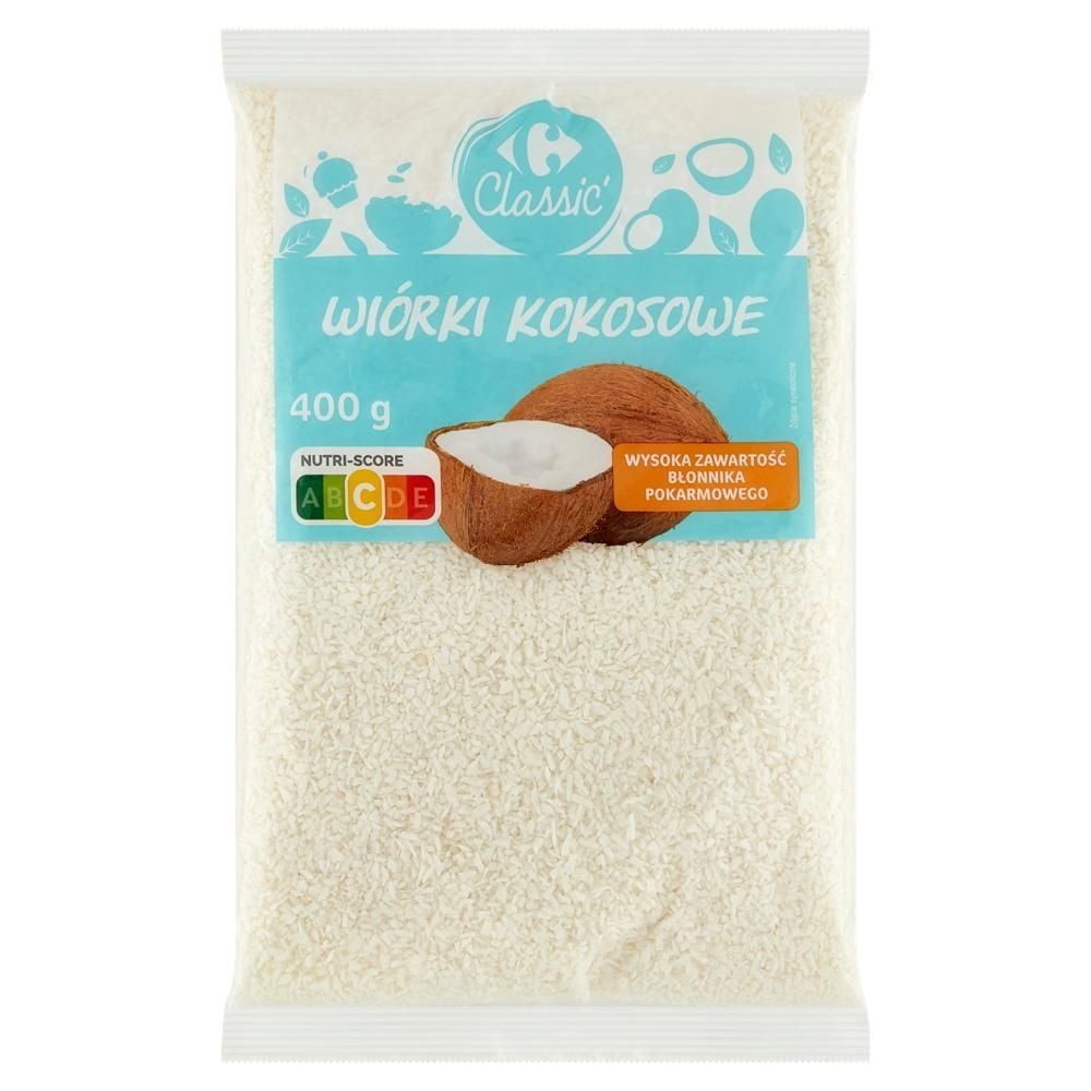 Carrefour Classic Wiórki kokosowe 400 g