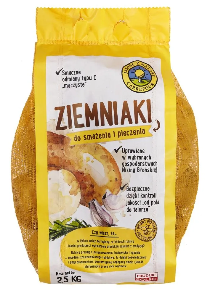 Ziemniaki jadalne mączyste "Jakość z Natury Carrefour" 2 kg