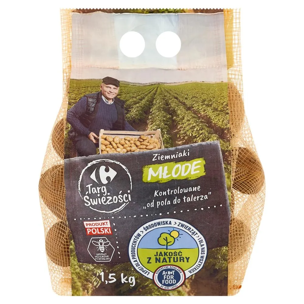 Carrefour Targ Świeżości Ziemniaki młode 1,5 kg