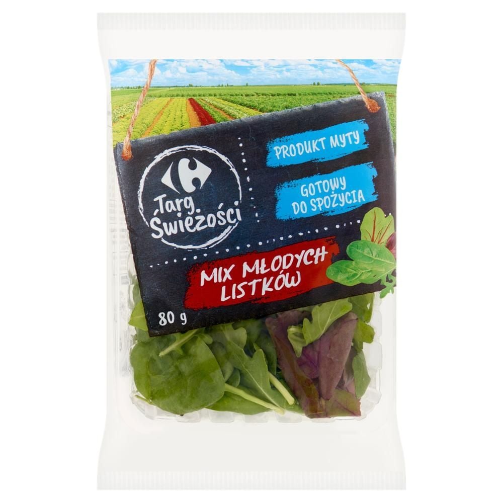 Carrefour Targ Świeżości Mix młodych listków 80 g