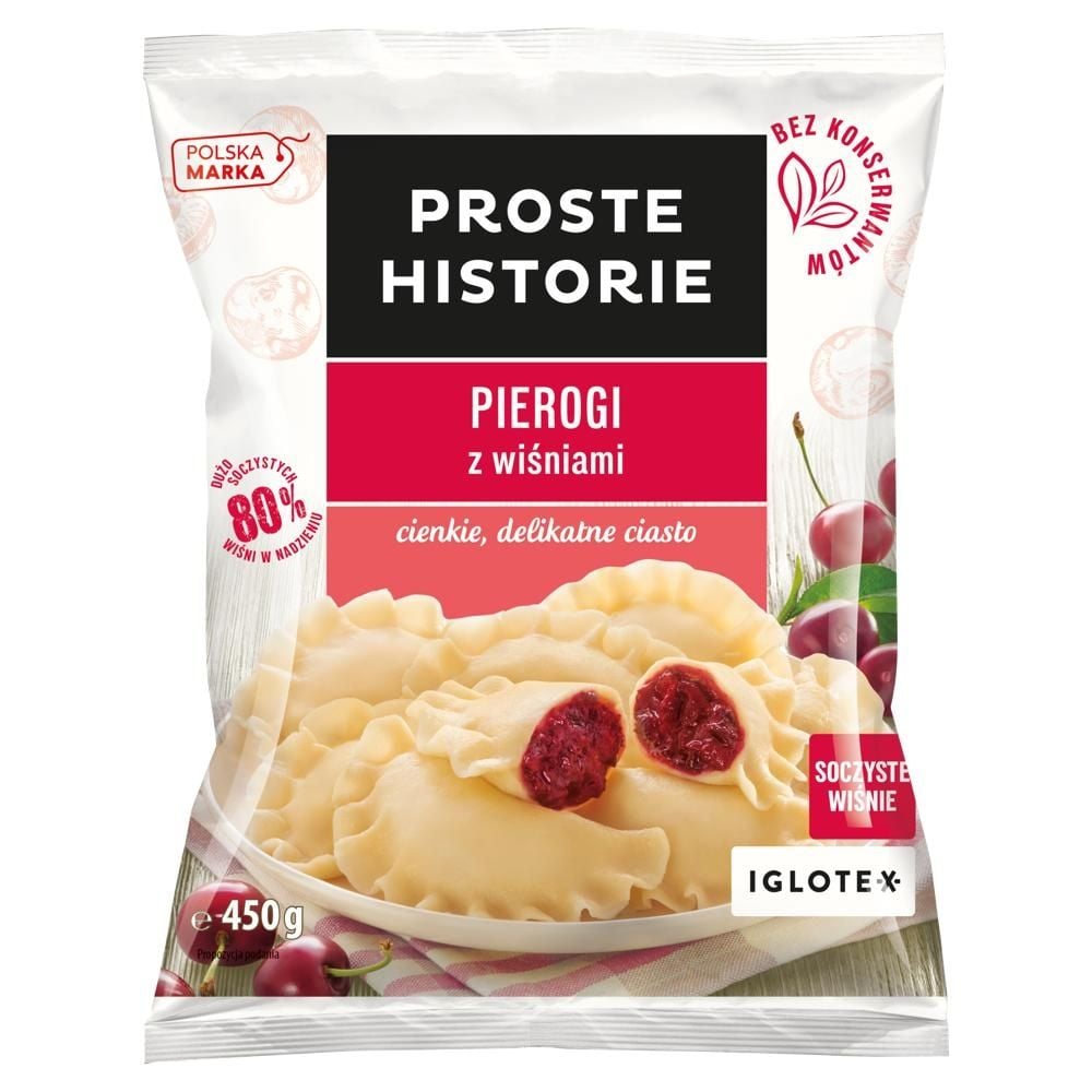 Proste Historie Pierogi z wiśniami 450 g