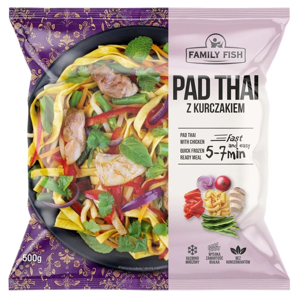 Family Fish Pad thai z kurczakiem 500 g