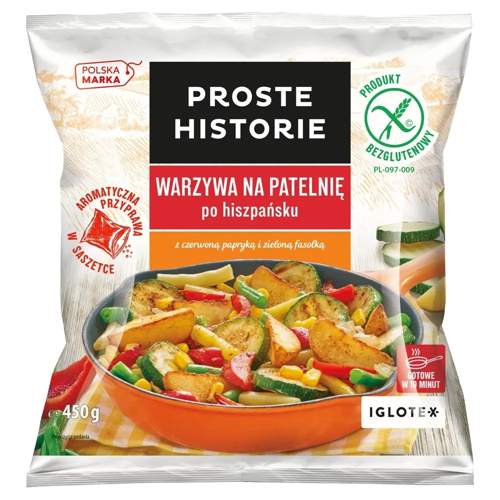 Proste Historie Warzywa na patelnię po hiszpańsku 450 g