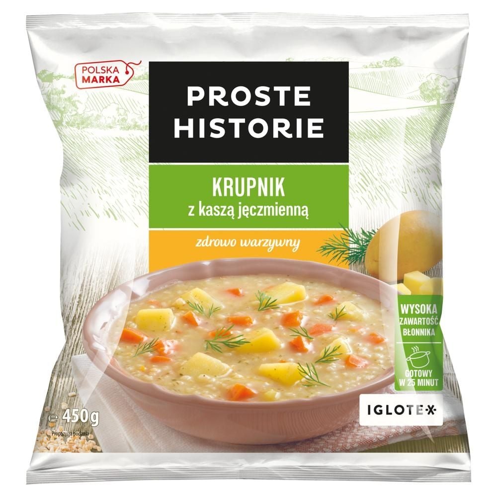 Proste Historie Krupnik z kaszą jęczmienną 450 g