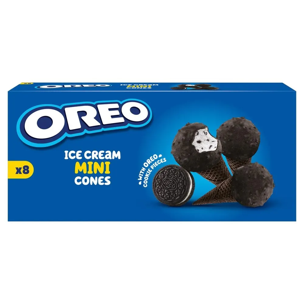 Oreo Lody o smaku waniliowym z ciastkami kakaowym 200 ml (8 sztuk)