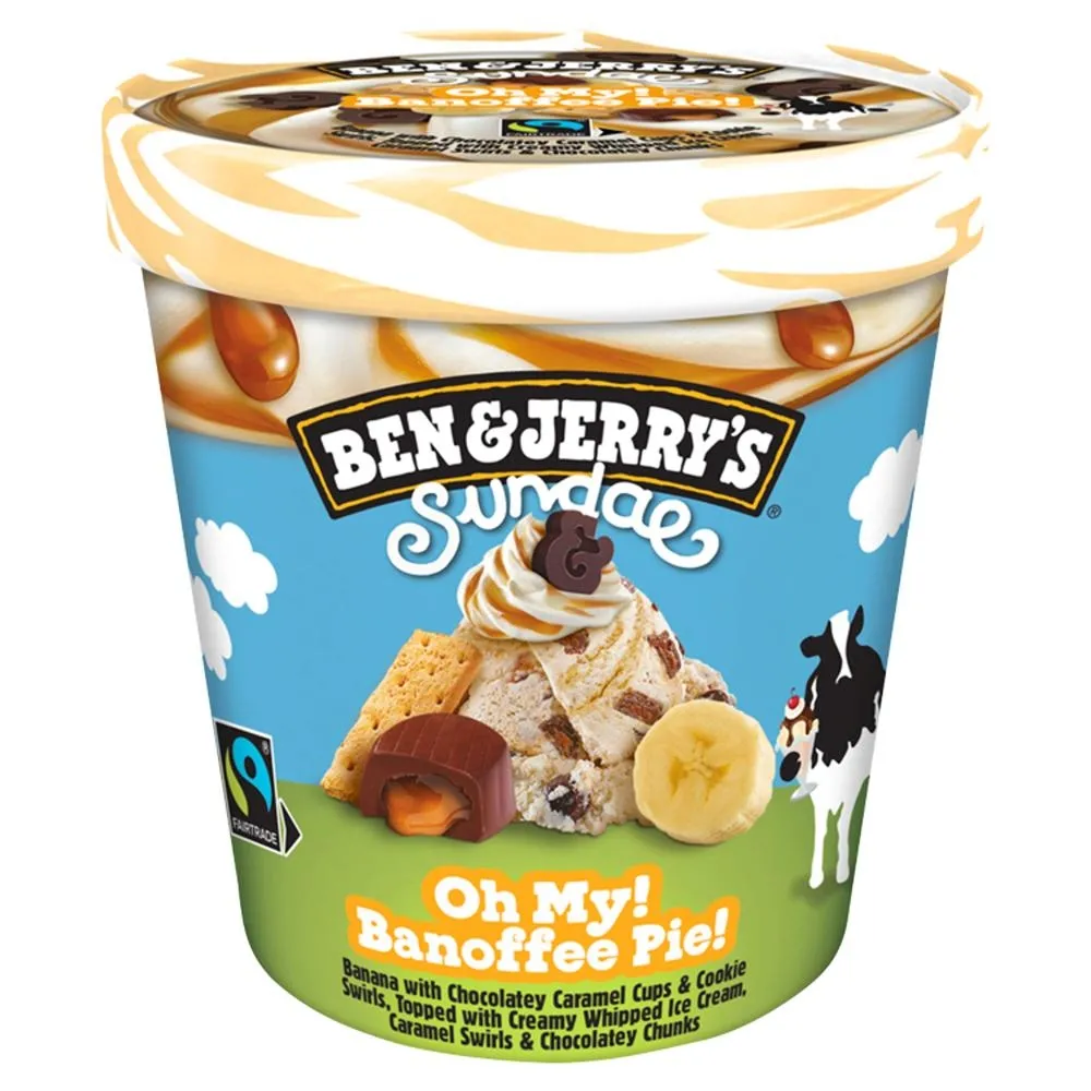 Ben & Jerry's Oh My! Banoffee Pie! Lody 427 ml