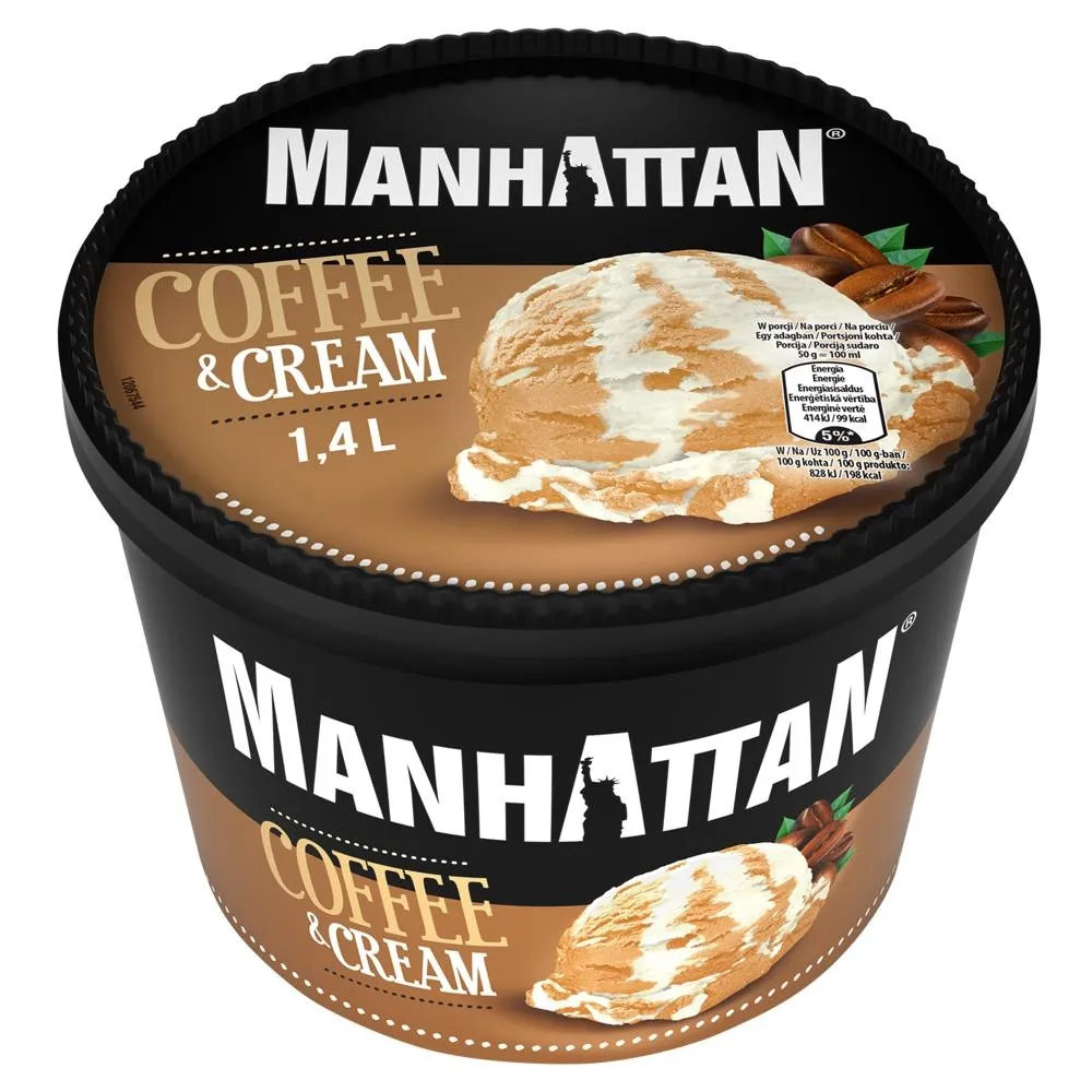 Manhattan Lody kawowe i lody ze śmietanką 1400 ml
