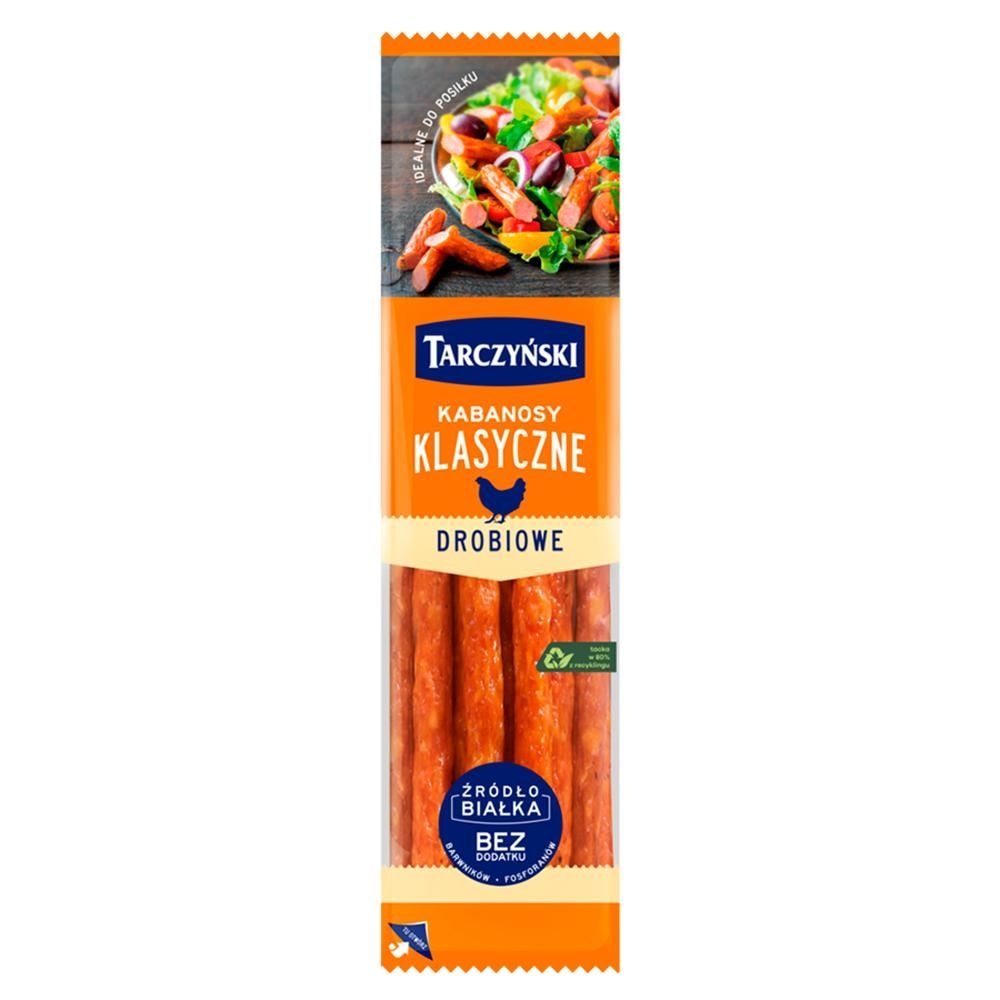 Tarczyński Kabanosy klasyczne drobiowe 300 g