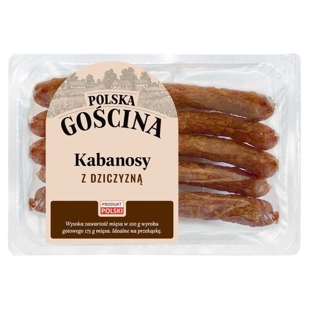 Polska gościna Kabanosy z dziczyzną 100 g