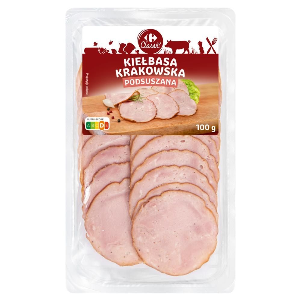 Carrefour Classic Kiełbasa krakowska podsuszana 100 g
