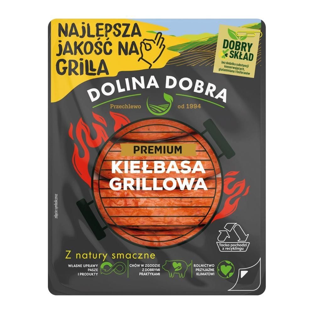 Dolina Dobra Premium Kiełbasa grillowa 375 g