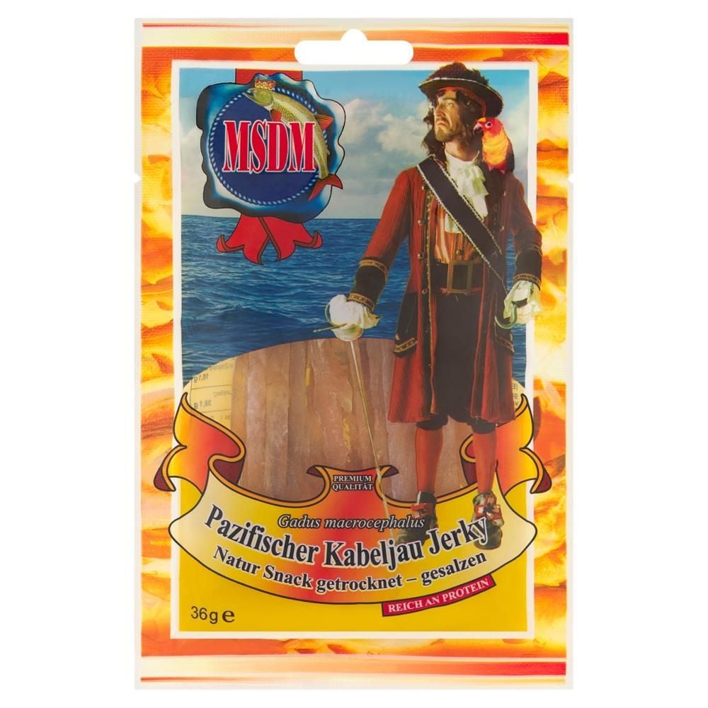 MSDM Paski dorsza solone suszone 36 g