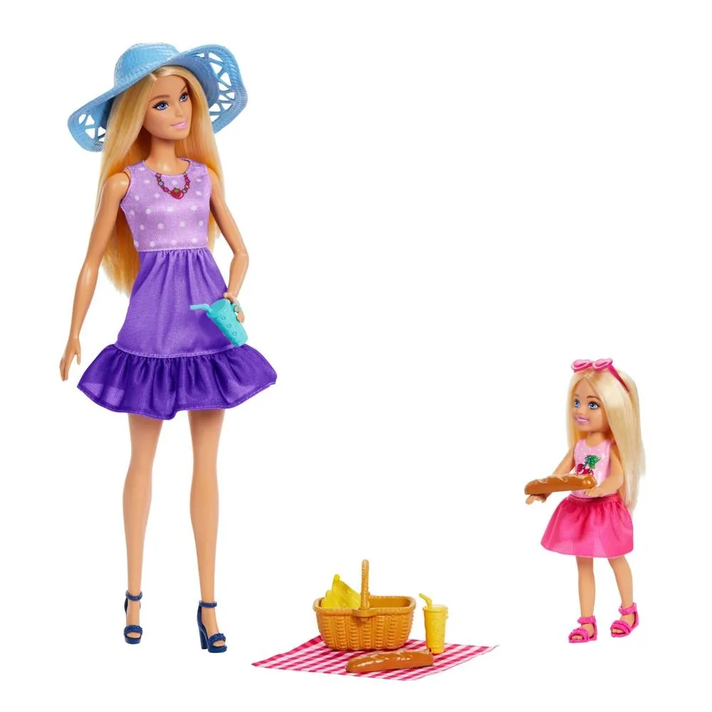 Barbie Siostry na pikniku Lalki Zestaw JBF43
