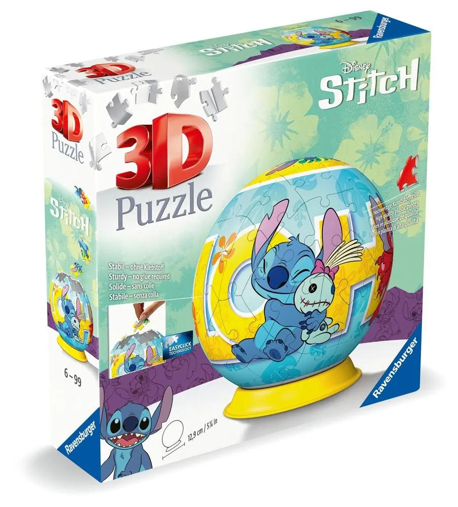 Puzzle 3D Kula: Stitch