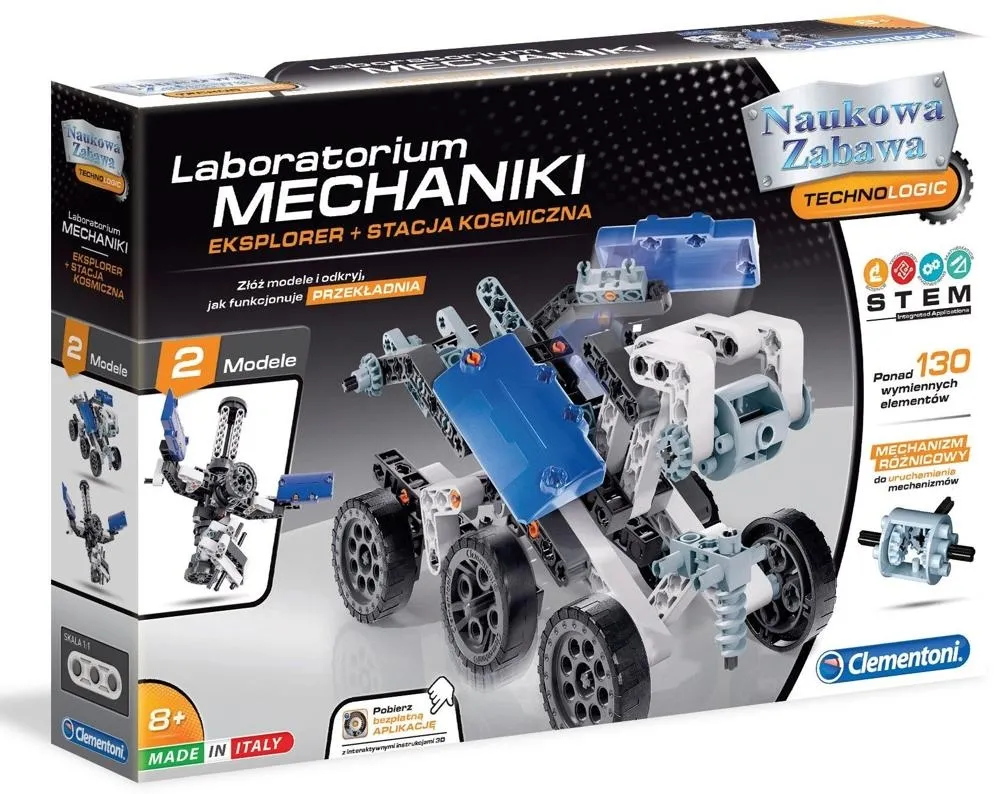 Klocki CLEMENTONI Laboratorium Mechaniki - Pojazdy Kosmiczne 50519
