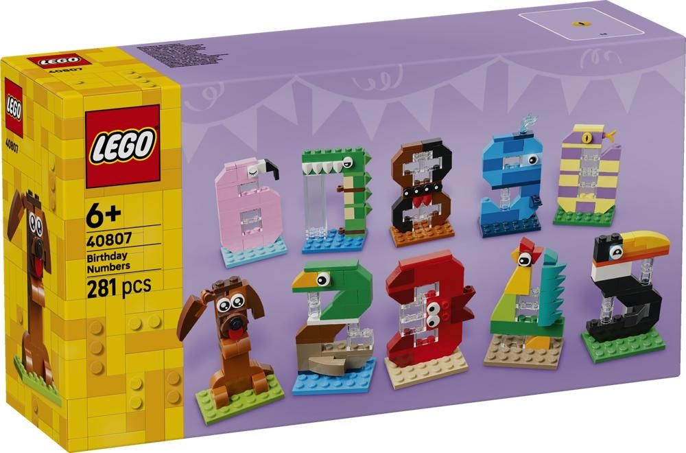 LEGO Urodzinowe cyferki 40807