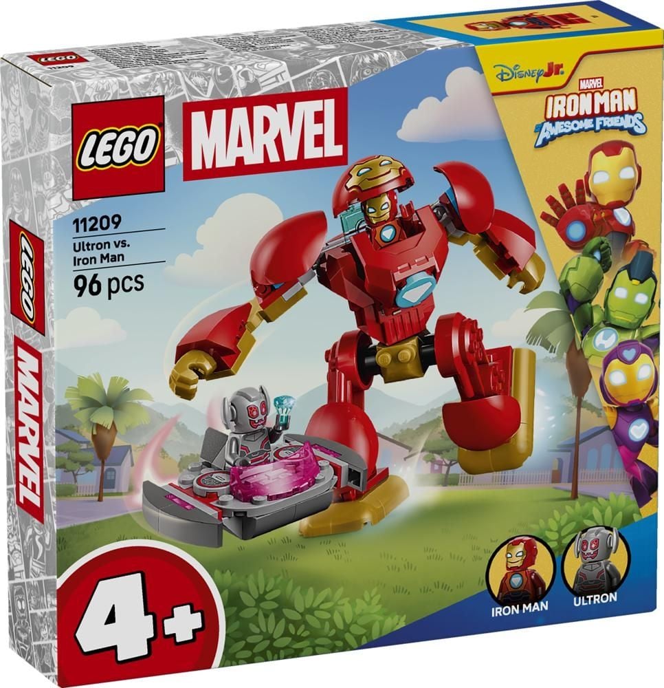 LEGO Marvel Iron Man i super ekipa Ultron kontra Iron Man 11209