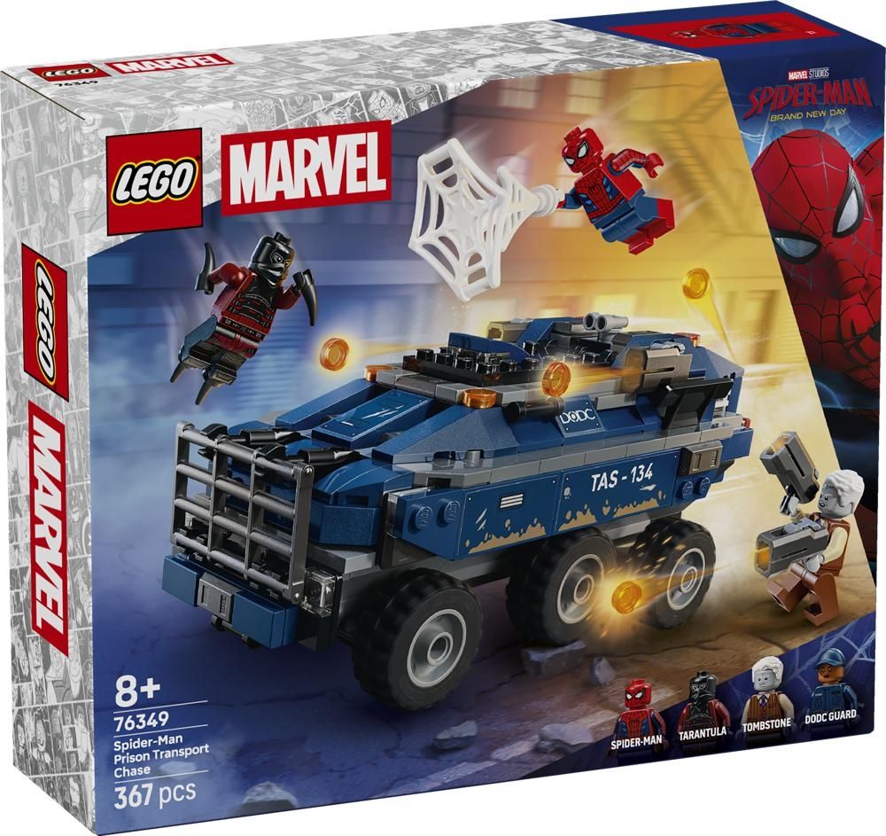 LEGO Marvel Pościg Spider-Mana za więźniarką 76349