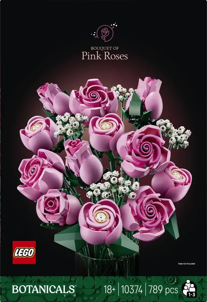 LEGO Botanicals Bukiet różowych róż 10374