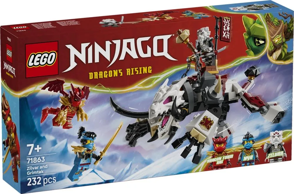 LEGO NINJAGO Zilvar i smocza bestia Grimtak 71863