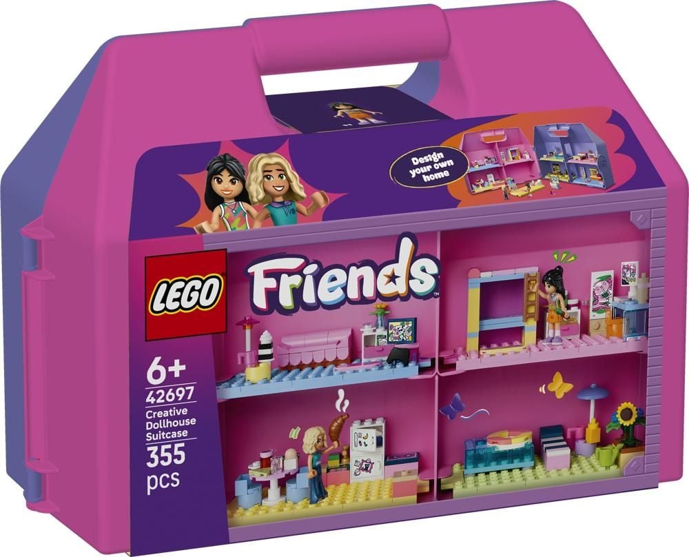 LEGO Friends Kreatywna walizka z domkiem dla lalek 42697