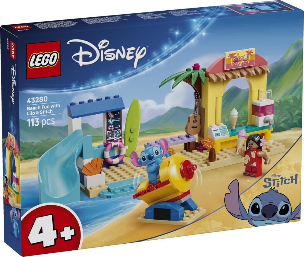 LEGO Disney Zabawa na plaży z Lilo i Stitchem 43280