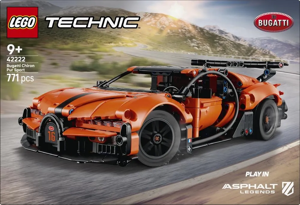 LEGO Technic Hipersamochód Bugatti Chiron Pur Sport 42222