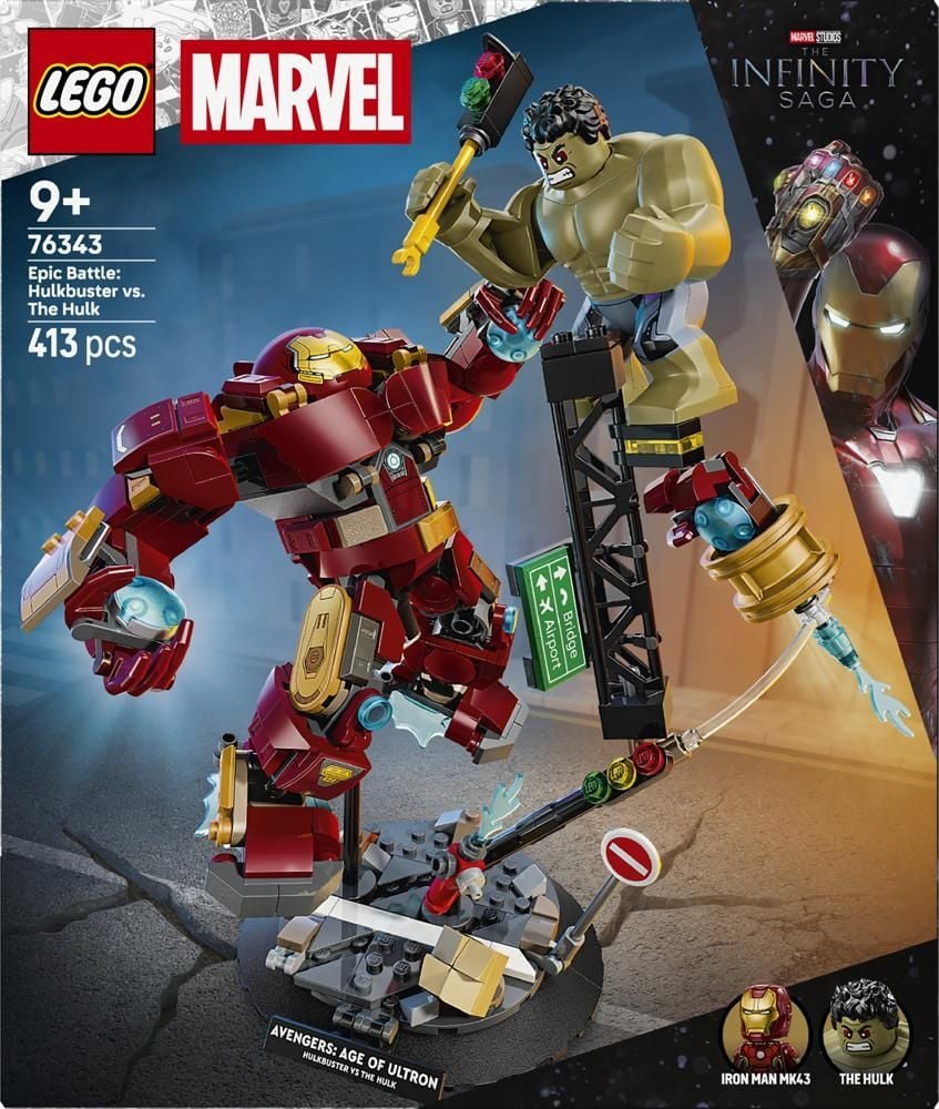 LEGO Marvel Epicka bitwa: Hulkbuster kontra Hulk 76343