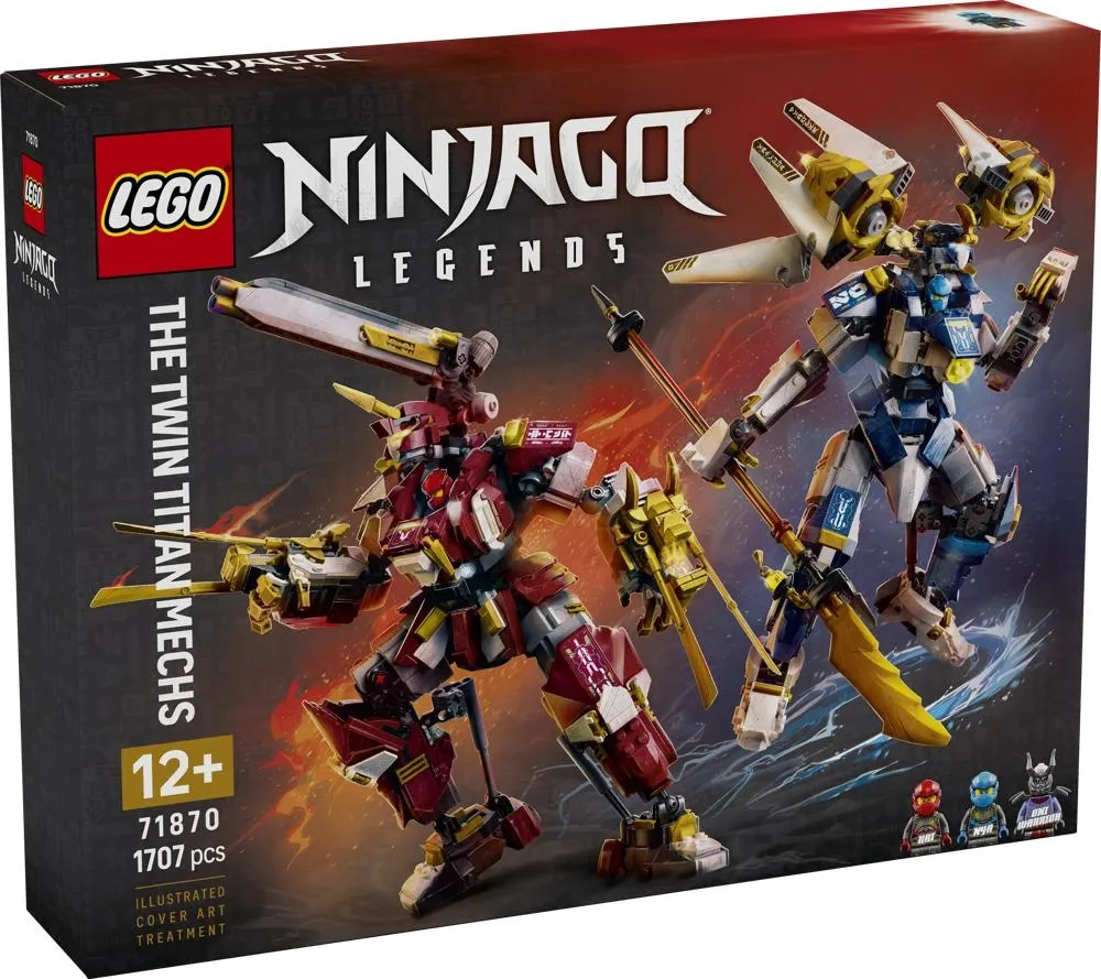 LEGO NINJAGO Bliźniacze tytanowe mechy 71870