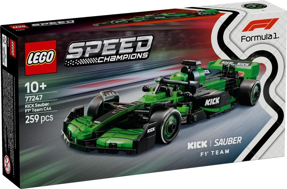 LEGO  Speed Champions Bolid F1  KICK Sauber Team C44 77247