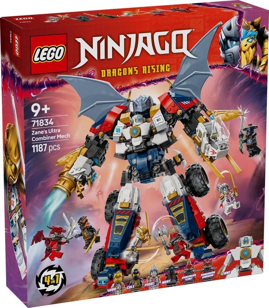 LEGO NINJAGO 71834 Wielofunkcyjny ultramech Zane’a