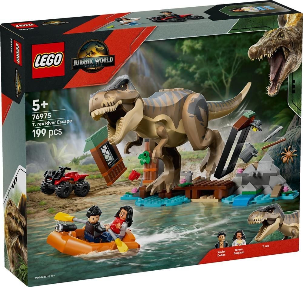 LEGO Jurassic World 76975 Ucieczka rzeką przed tyranozaurem