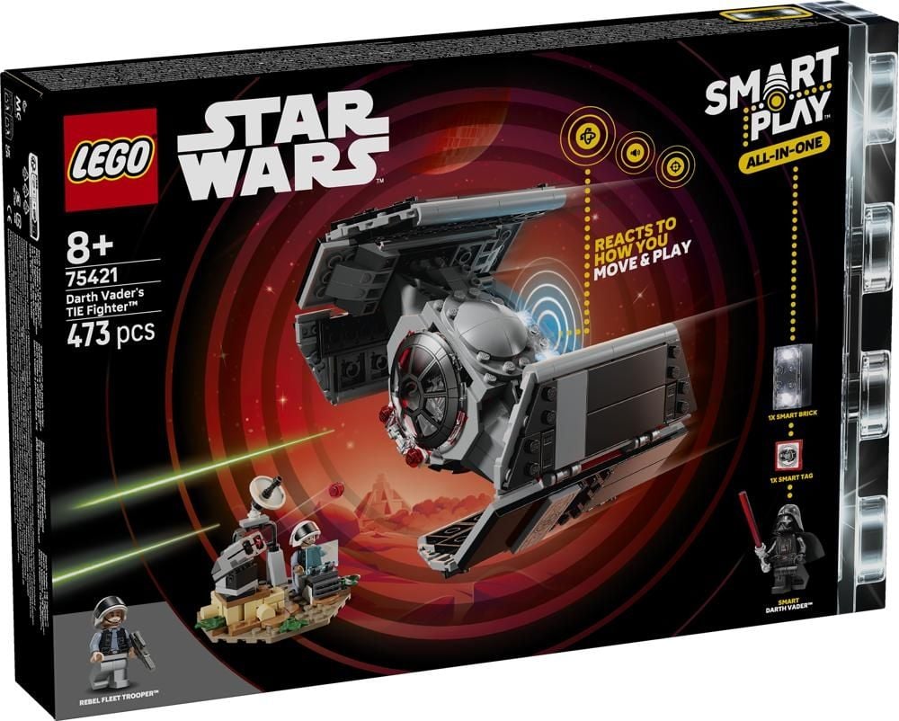 LEGO Star Wars SMART Play: Myśliwiec TIE Dartha Vadera 75421