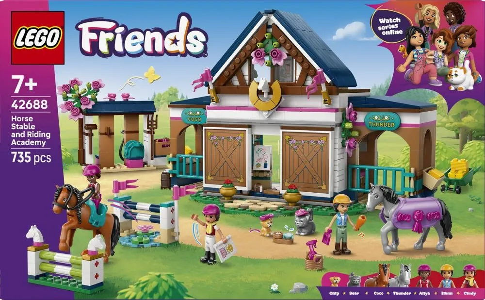 LEGO Friends Stadnina i szkółka jeździecka 42688