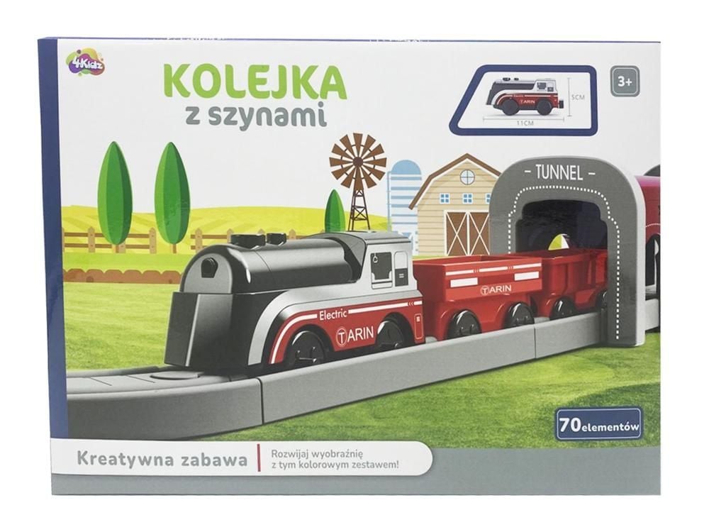 Kolejka elektryczna 70 elementów