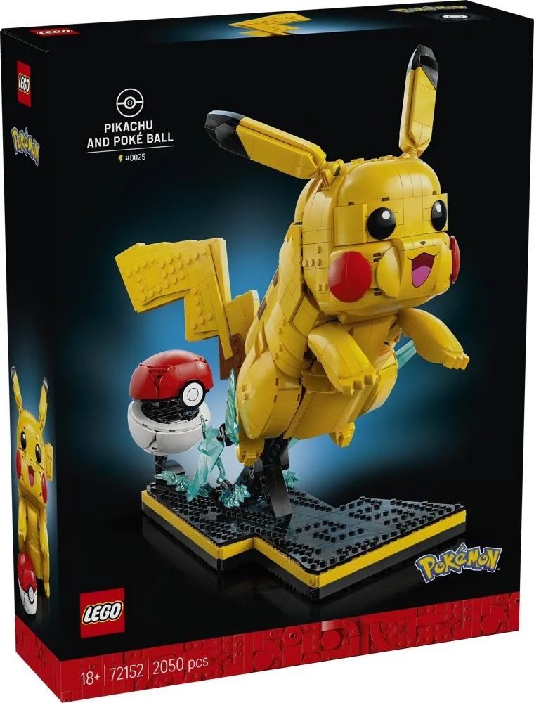 LEGO Pokémon Pikachu i Pokéball 72152