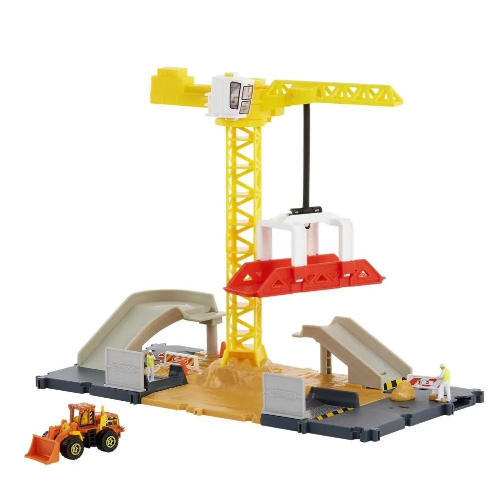 Matchbox Prawdziwe Przygody Plac budowy Zestaw startowy HDL33