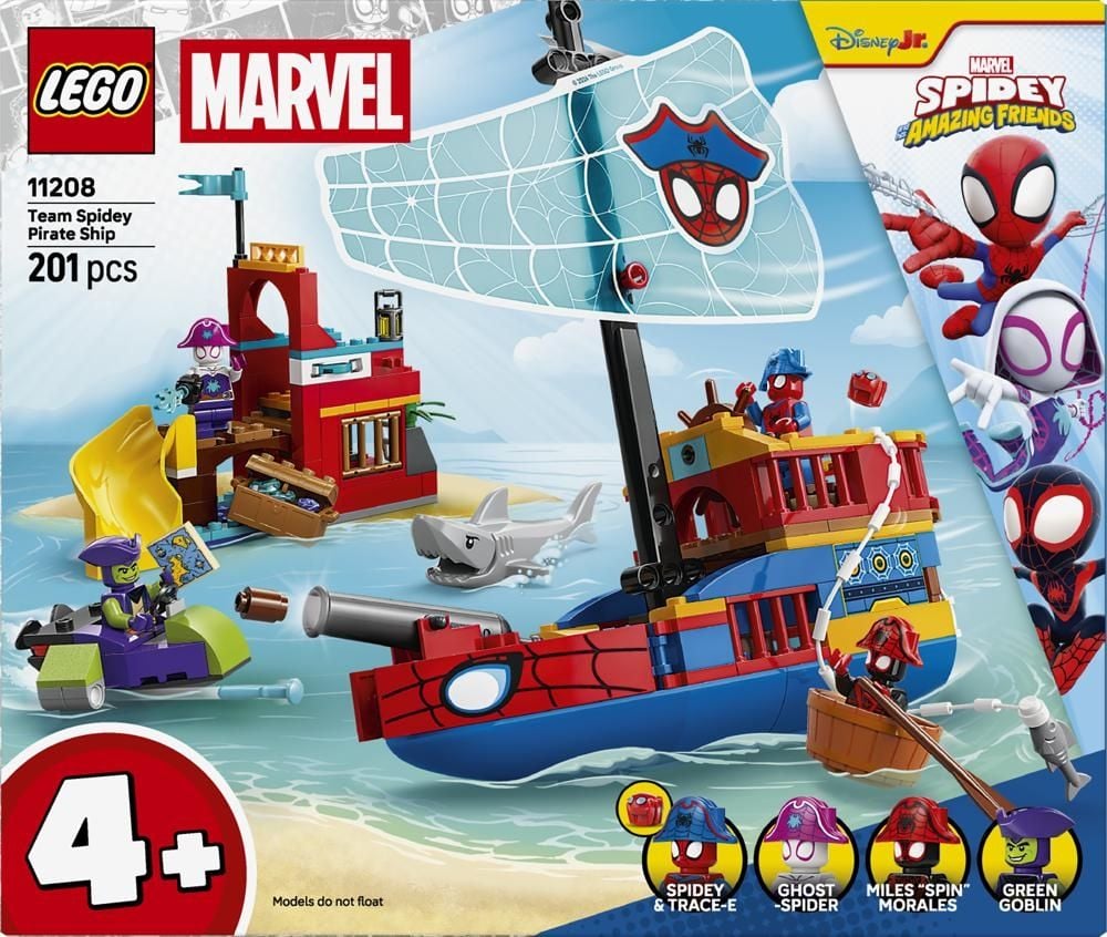LEGO Marvel Spidey i super-kumple Statek piracki drużyny Spidey’ego 11208