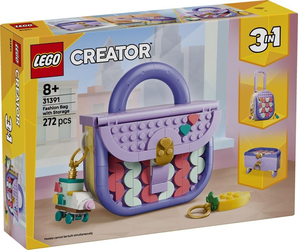 LEGO Creator 3 w 1 Modna torebka ze schowkiem 31391