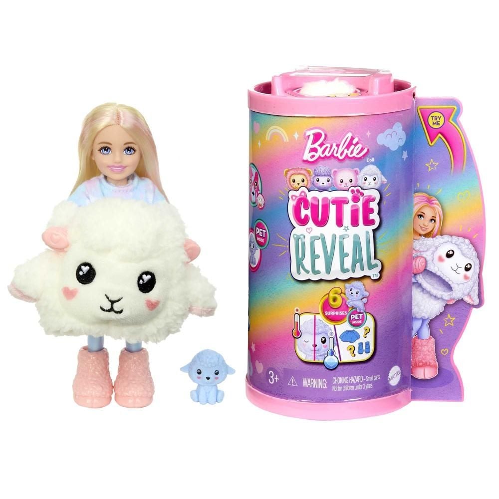 Barbie Cutie Reveal Chelsea Owieczka Lalka Seria Słodkie stylizacje