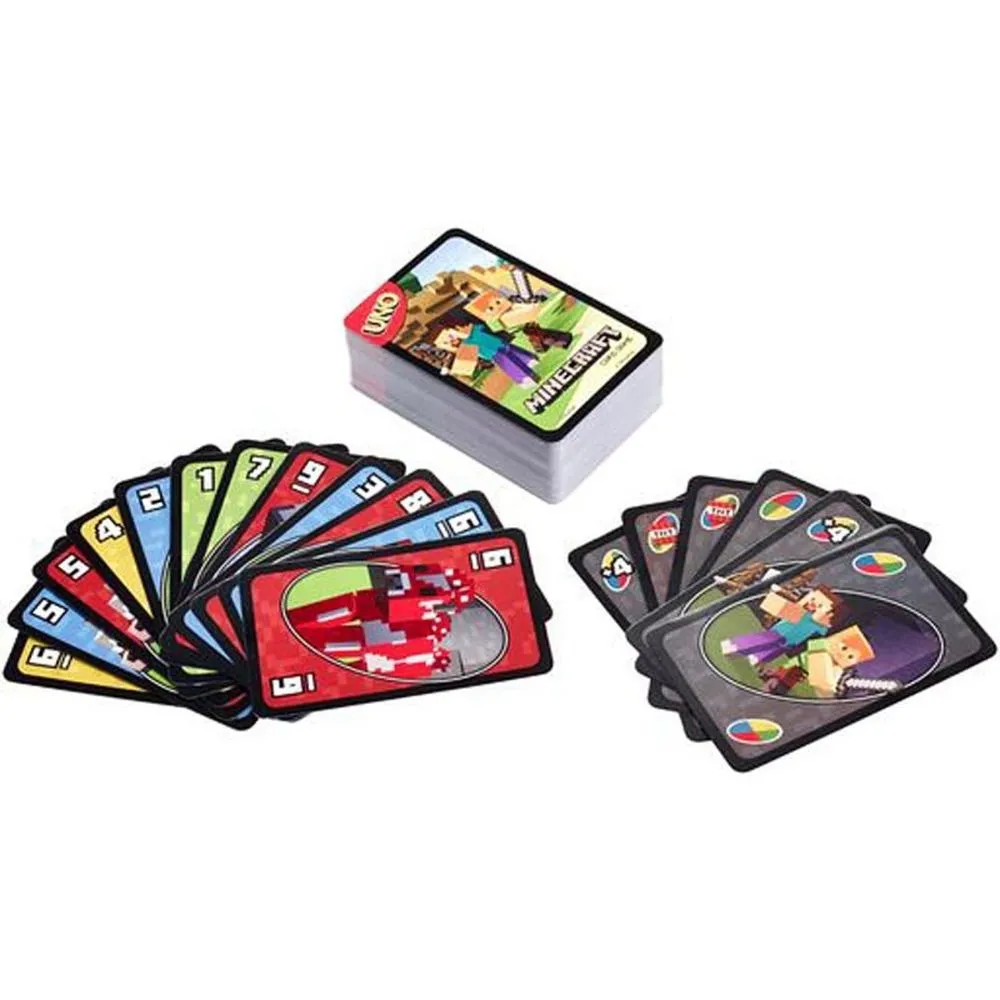 UNO Minecraft Gra karciana