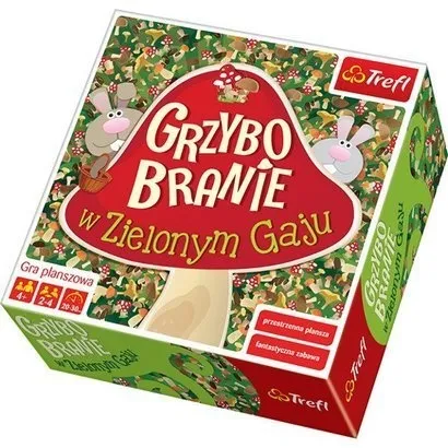 Trefl gra grzybobranie w zielonym gaju